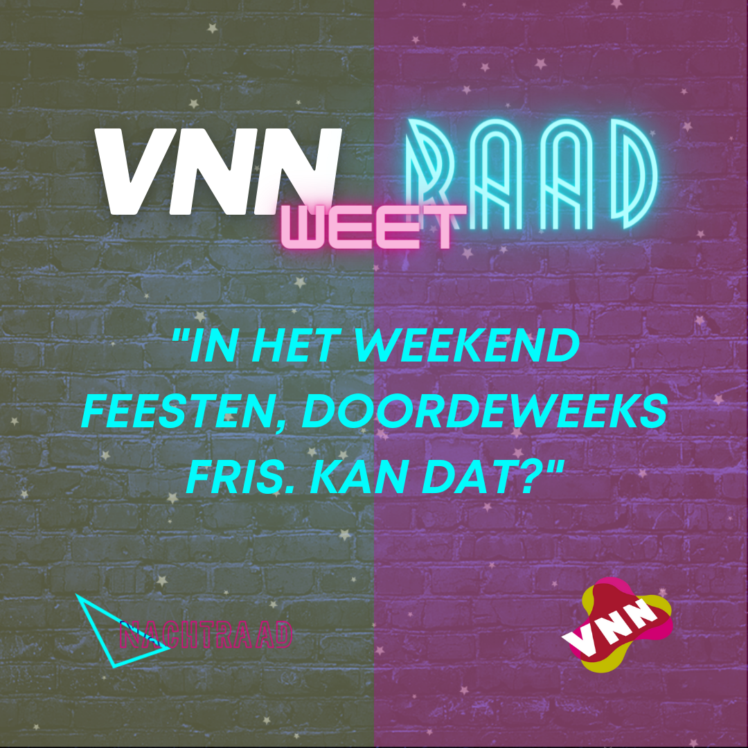 In het weekend feesten, doordeweeks fris. Kan dat?